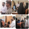 بازدید مدیریت بازرسی ارزیابی عملکرد و پاسخگویی به شکایات دانشگاه به همراه  معاون بازرسی ارزیابی عملکرد و پاسخگویی به شکایات دانشگاه از میز خدمت